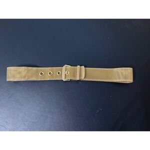 Gold Mesh Chain Belt Buckle Adjustable Waistband Fashion Accessory